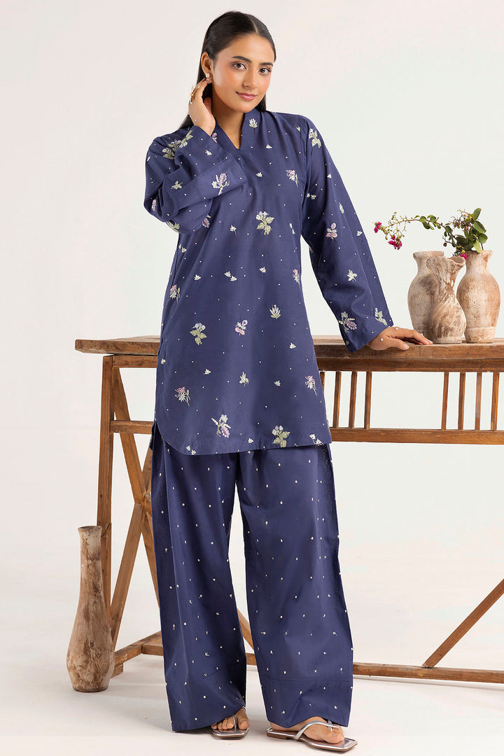 5598-VIELLA EMBROIDERED LAWN STITCHED