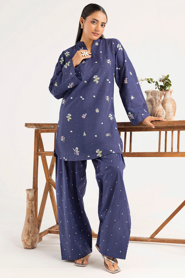 5598-VIELLA EMBROIDERED LAWN STITCHED