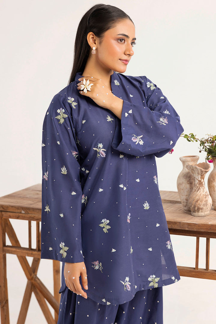 5598-VIELLA EMBROIDERED LAWN STITCHED