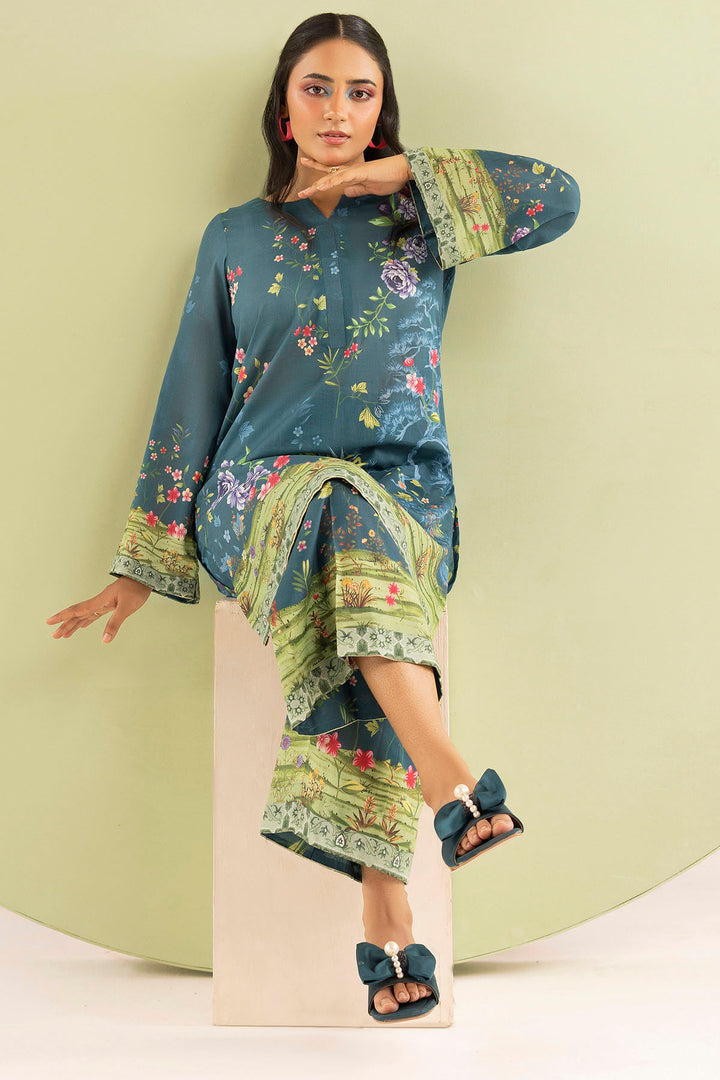 5620-LEO DIGITAL PRINTED CAMBRIC STITCHED