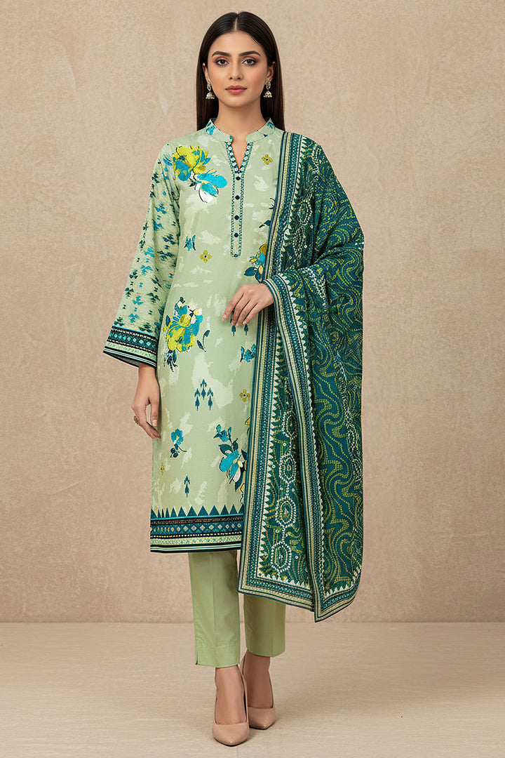 5627-FAIHA DIGITAL PRINTED KHADDAR UNSTITCHED