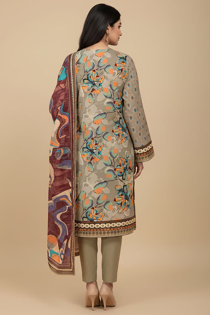 5629-AIMAL DIGITAL PRINTED KHADDAR UNSTITCHED