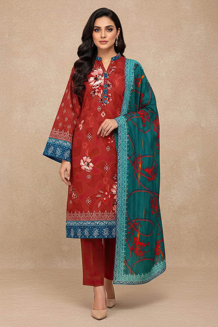 5630-ROHA DIGITAL PRINTED KHADDAR UNSTITCHED