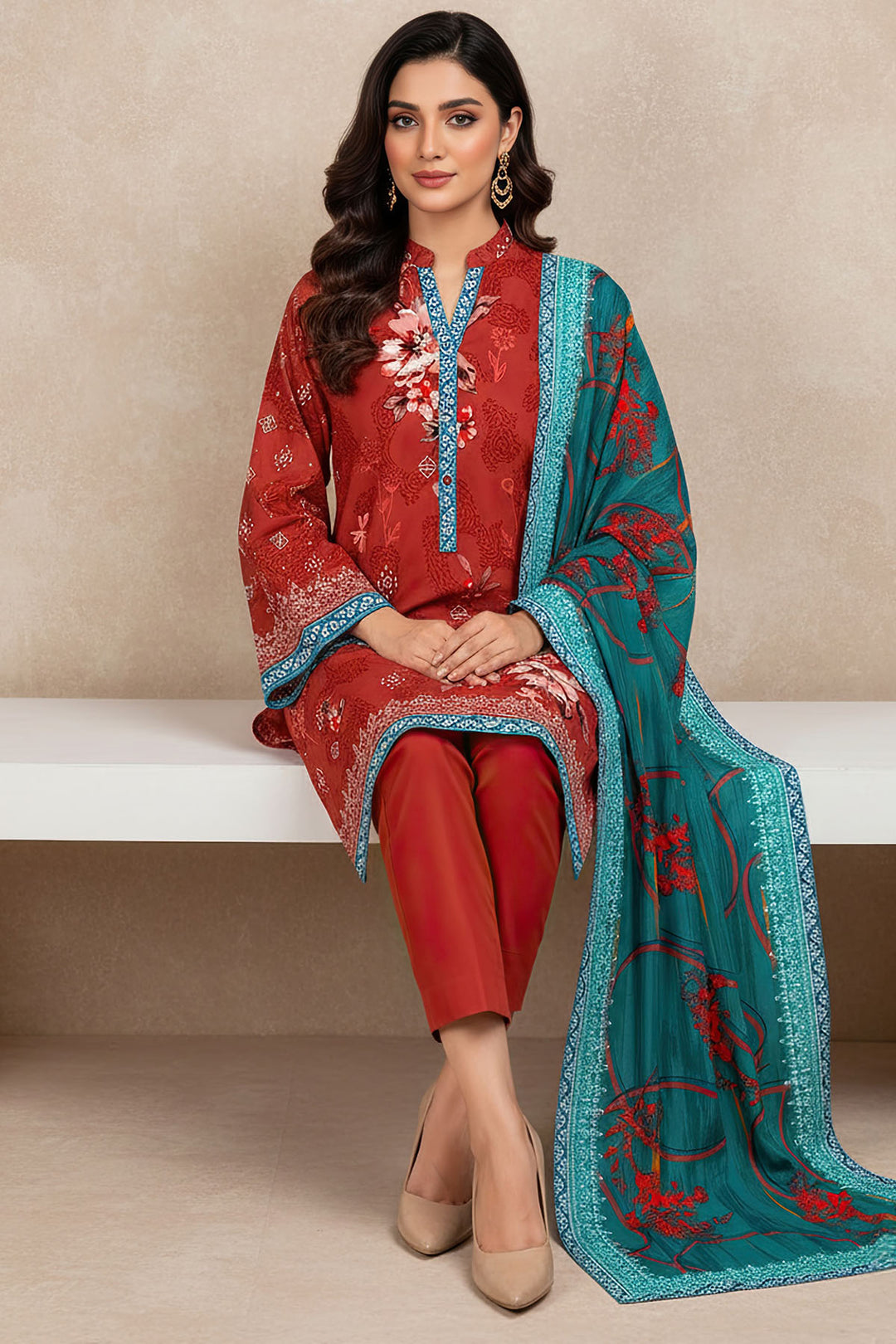 5630-ROHA DIGITAL PRINTED KHADDAR UNSTITCHED