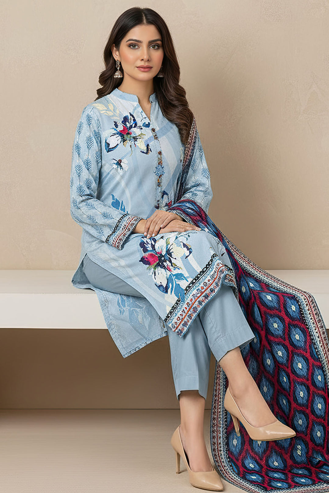 5631-KYRA DIGITAL PRINTED KHADDAR UNSTITCHED