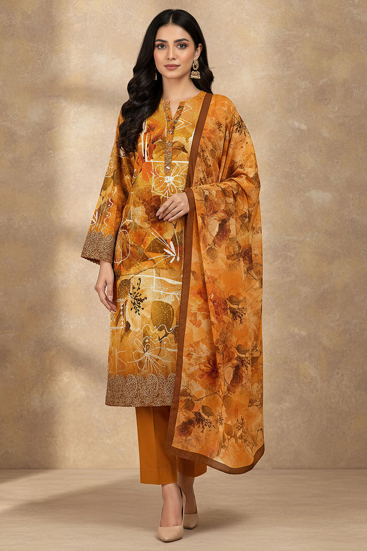 5633-ELA DIGITAL PRINTED KHADDAR UNSTITCHED