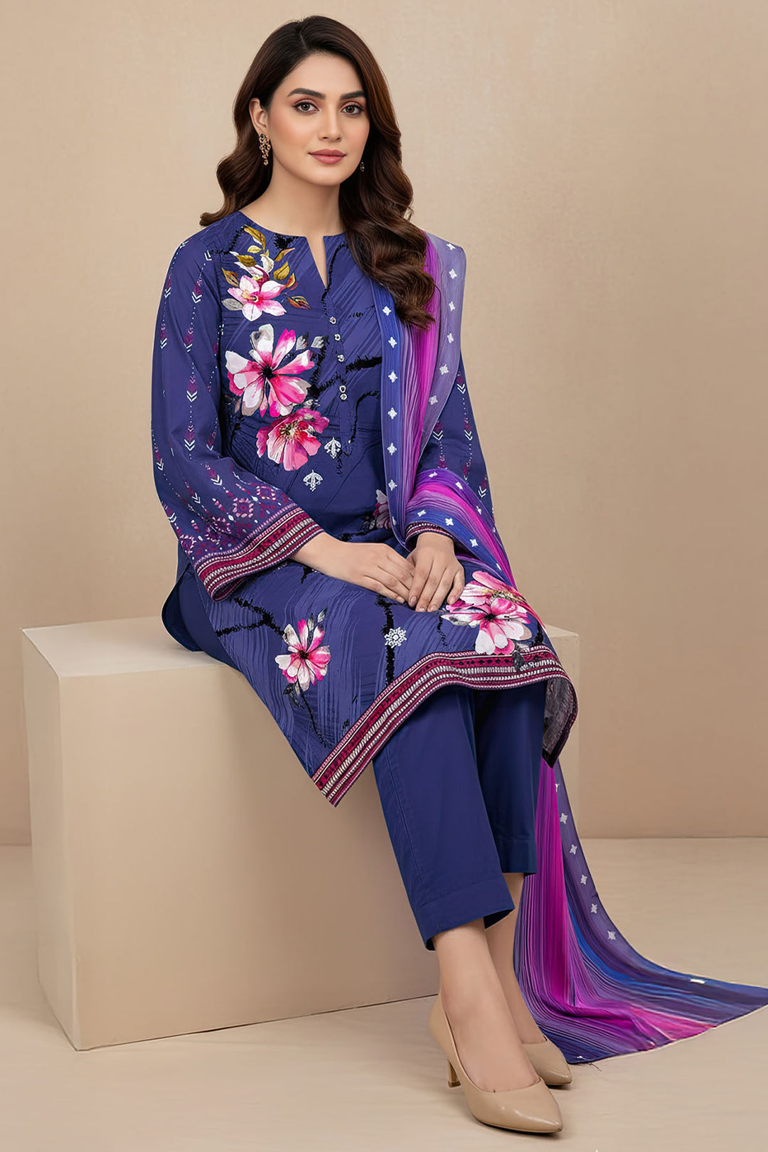 5634-AYLIN DIGITAL PRINTED KHADDAR UNSTITCHED