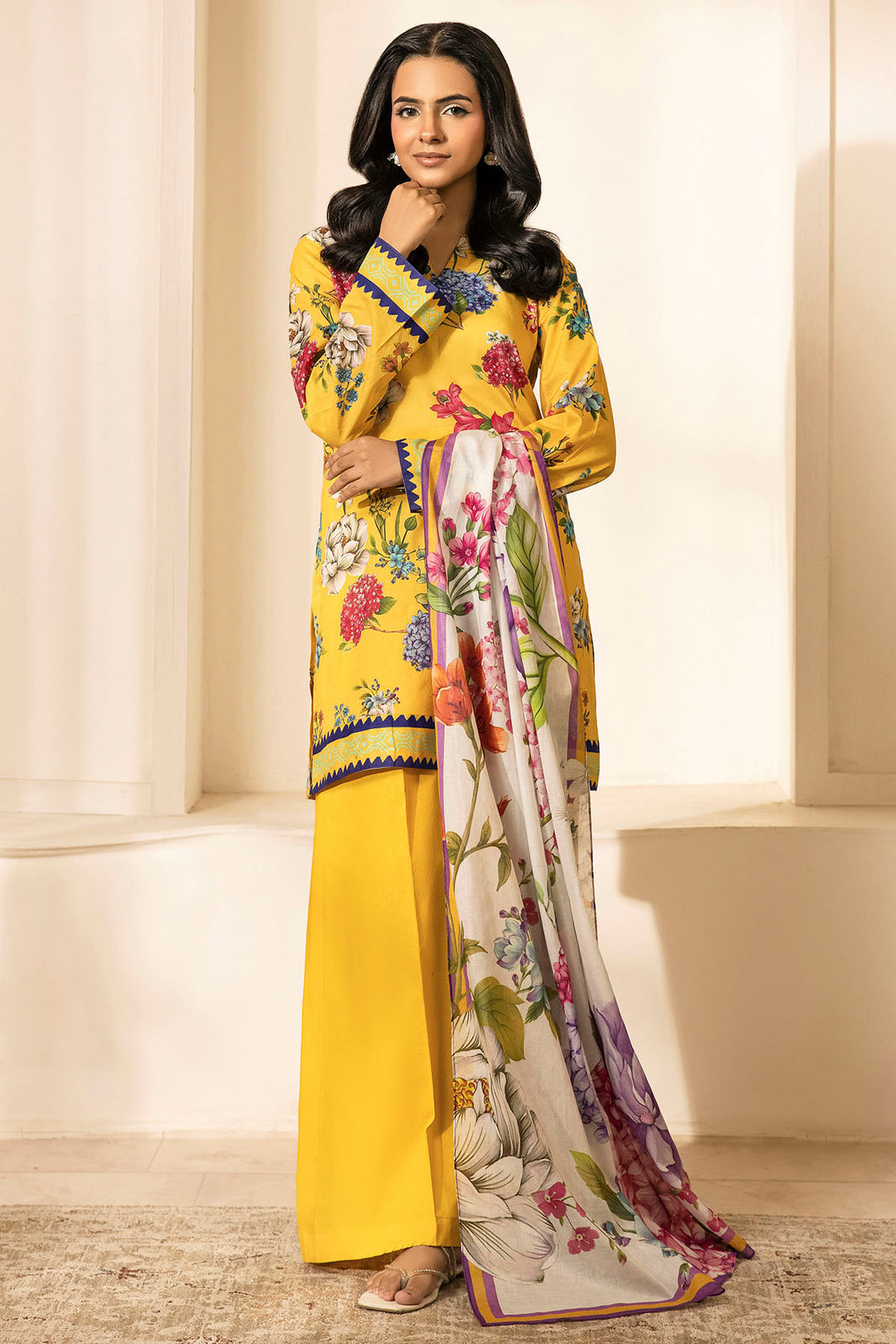 5636-DANYI DIGITAL PRINTED LAWN UNSTITCHED