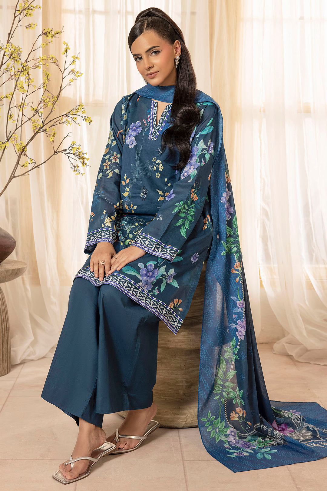 5638-ZAUIRA DIGITAL PRINTED LAWN UNSTITCHED