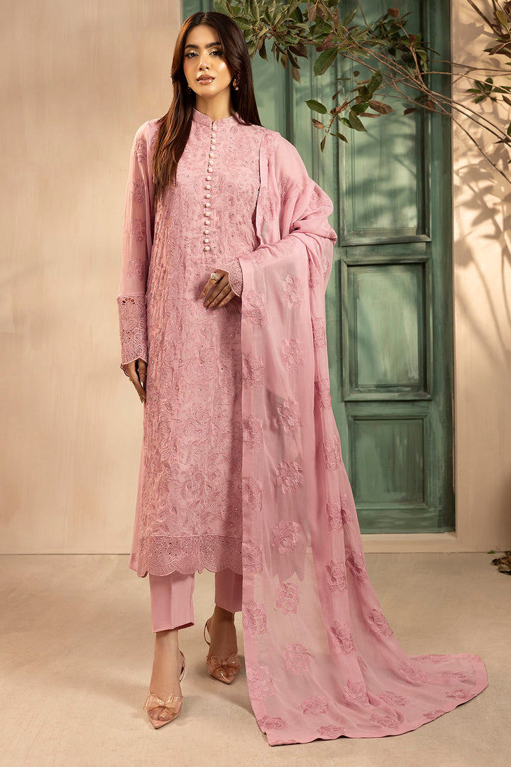 5648-DAPHNE EMBROIDERED SILK UNSTITCHED