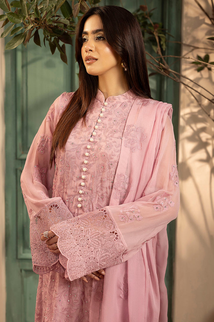 5648-DAPHNE EMBROIDERED SILK UNSTITCHED