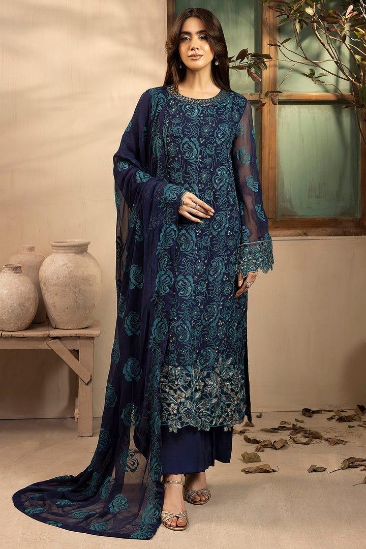 5650-ARELA EMBROIDERED CRINKLE CHIFFON UNSTITCHED
