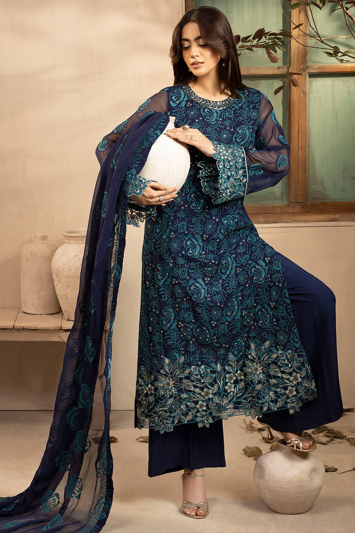 5650-ARELA EMBROIDERED CRINKLE CHIFFON UNSTITCHED
