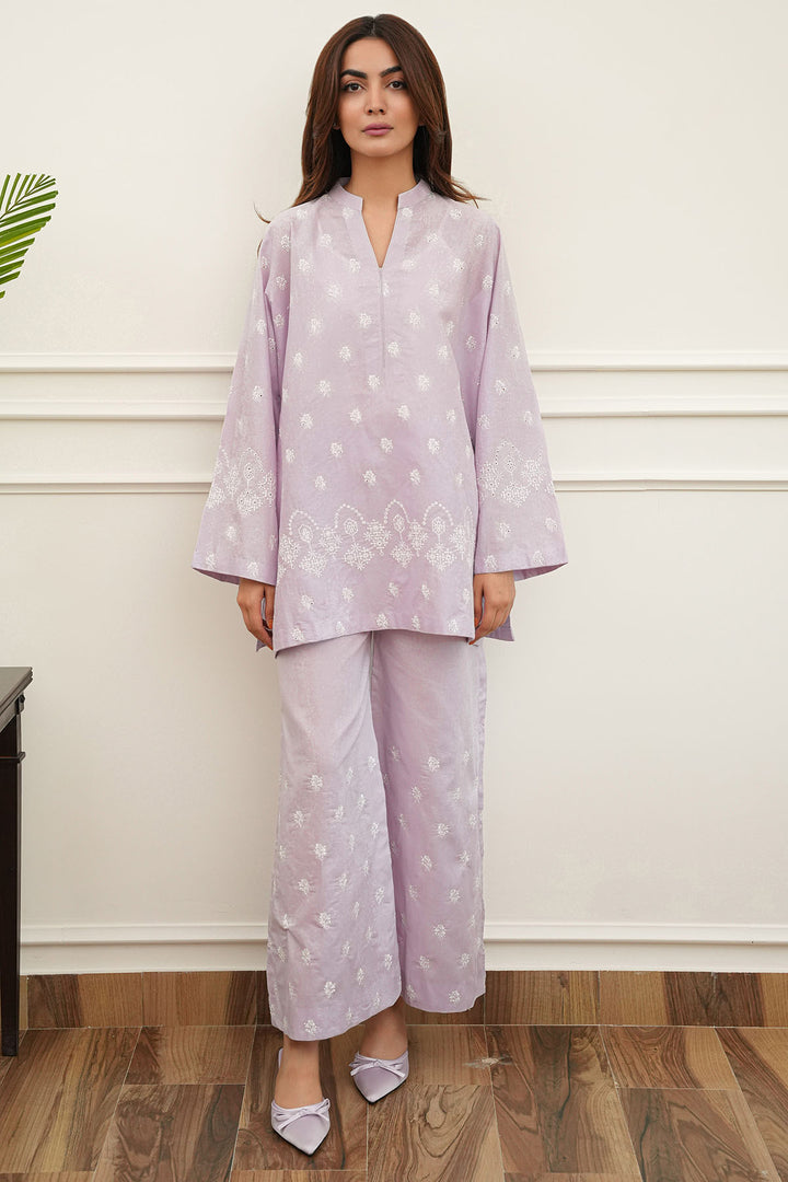 5660-NEVE EMBROIDERED CAMBRIC STITCHED