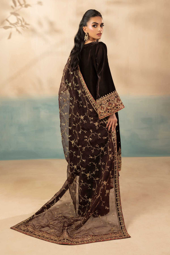 5673-ALMA EMBROIDERED VELVET UNSTITCHED