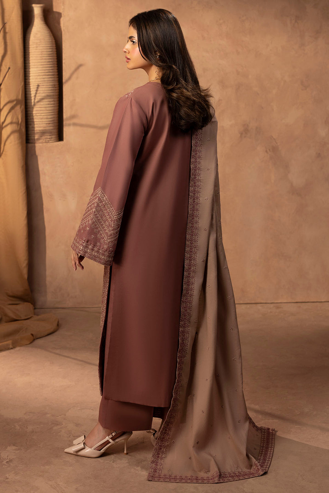 5679-JOEY EMBROIDERED KHADDAR UNSTITCHED