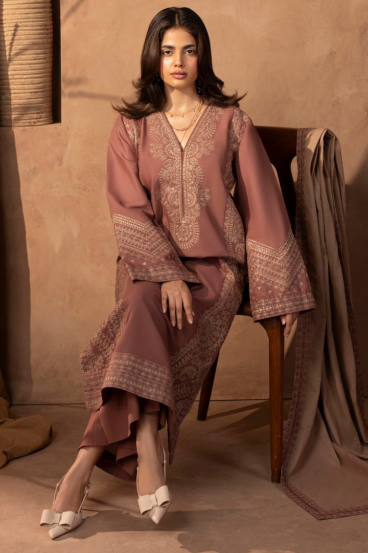 5679-JOEY EMBROIDERED KHADDAR UNSTITCHED