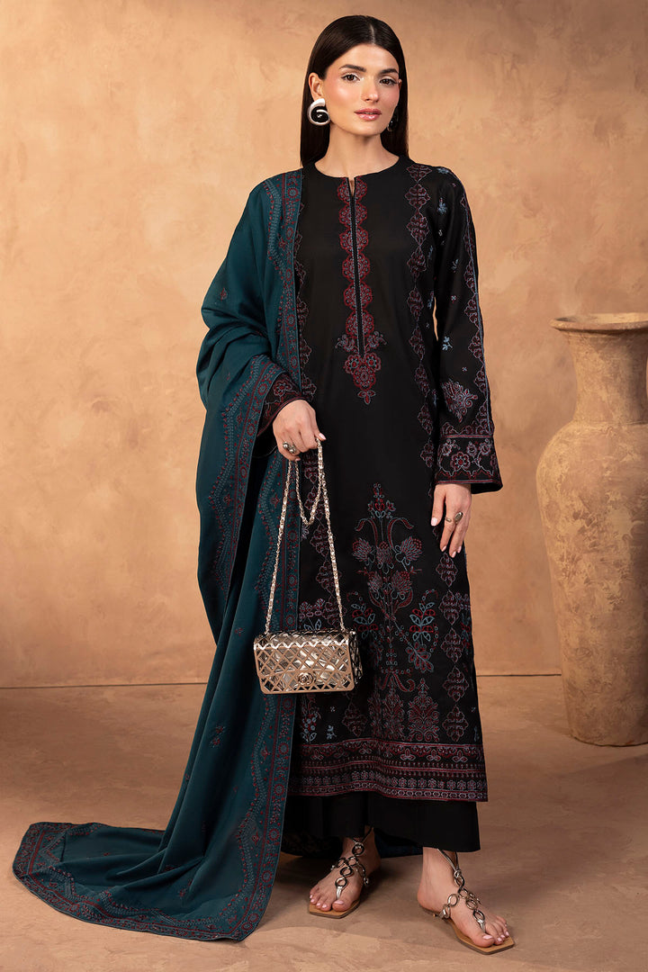 5680-SIERRA EMBROIDERED KHADDAR STITCHED