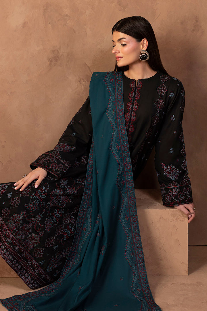5680-SIERRA EMBROIDERED KHADDAR UNSTITCHED