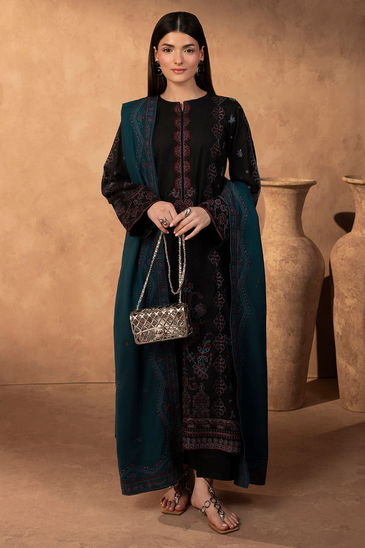5680-SIERRA EMBROIDERED KHADDAR STITCHED