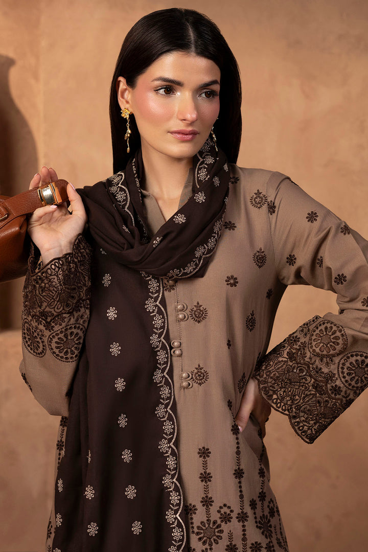 5682-COCO EMBROIDERED KHADDAR UNSTITCHED