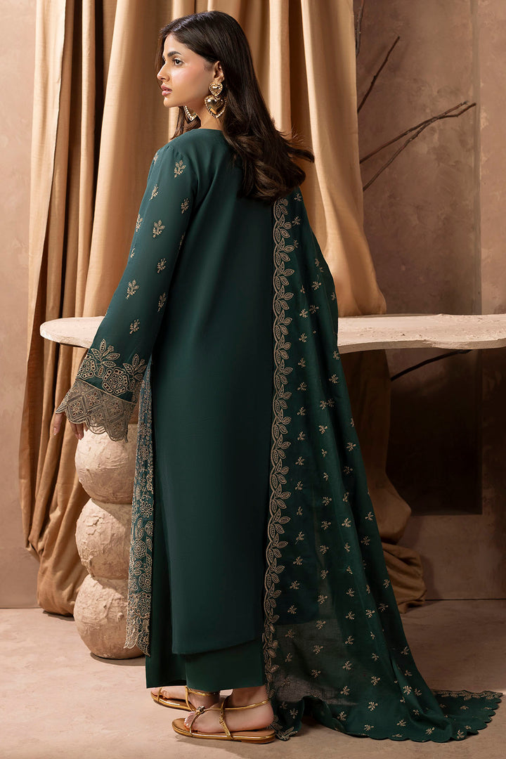 5683-AURIGA EMBROIDERED KHADDAR STITCHED