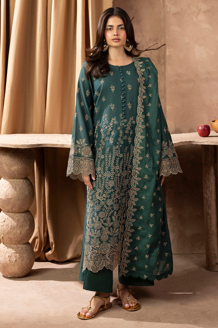 5683-AURIGA EMBROIDERED KHADDAR STITCHED