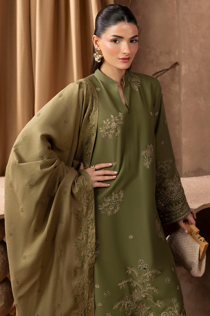 5684-RIGEL EMBROIDERED KHADDAR UNSTITCHED