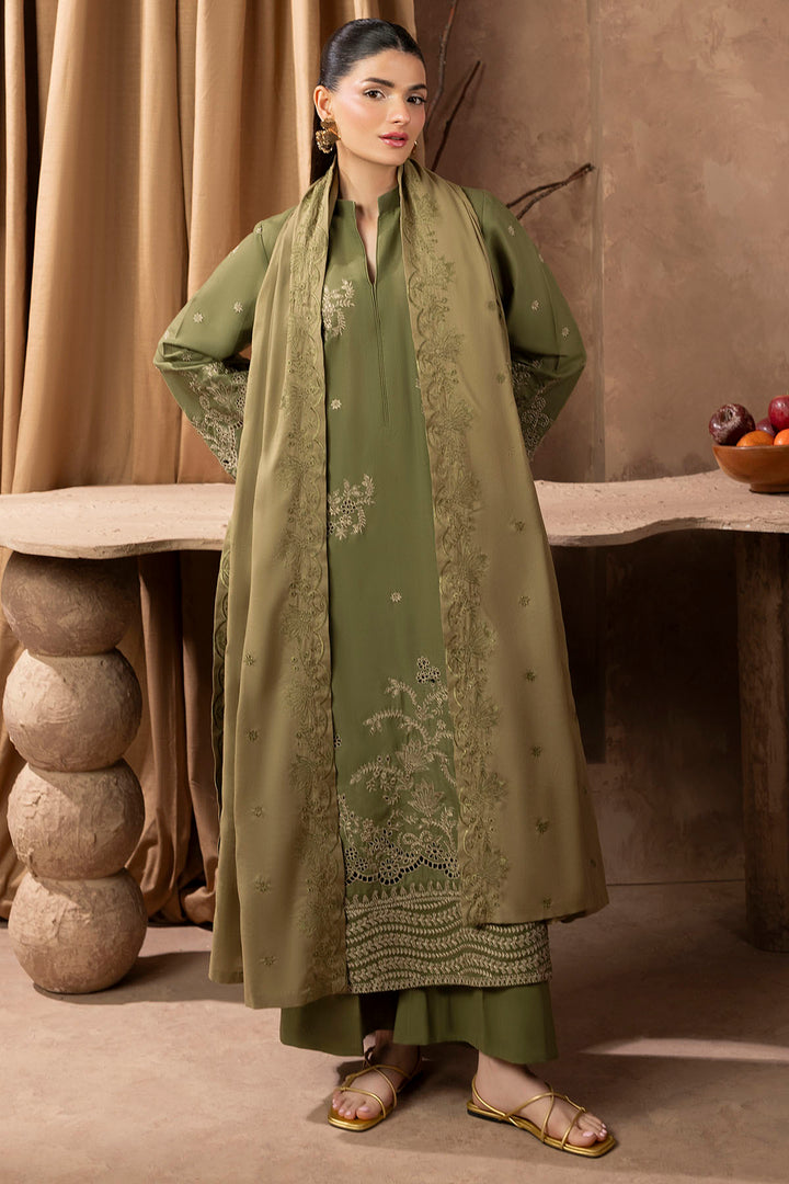 5684-RIGEL EMBROIDERED KHADDAR UNSTITCHED