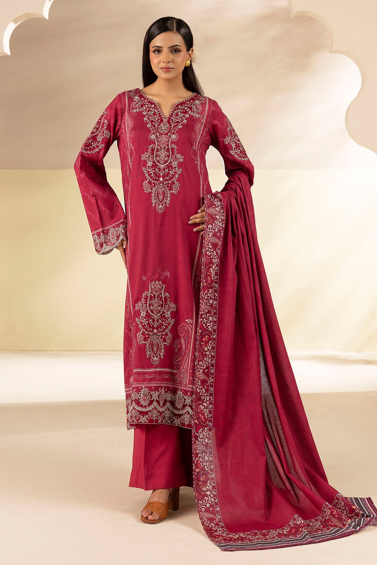 5708-Mehza Digital Printed Linen Unstitched – Motifz
