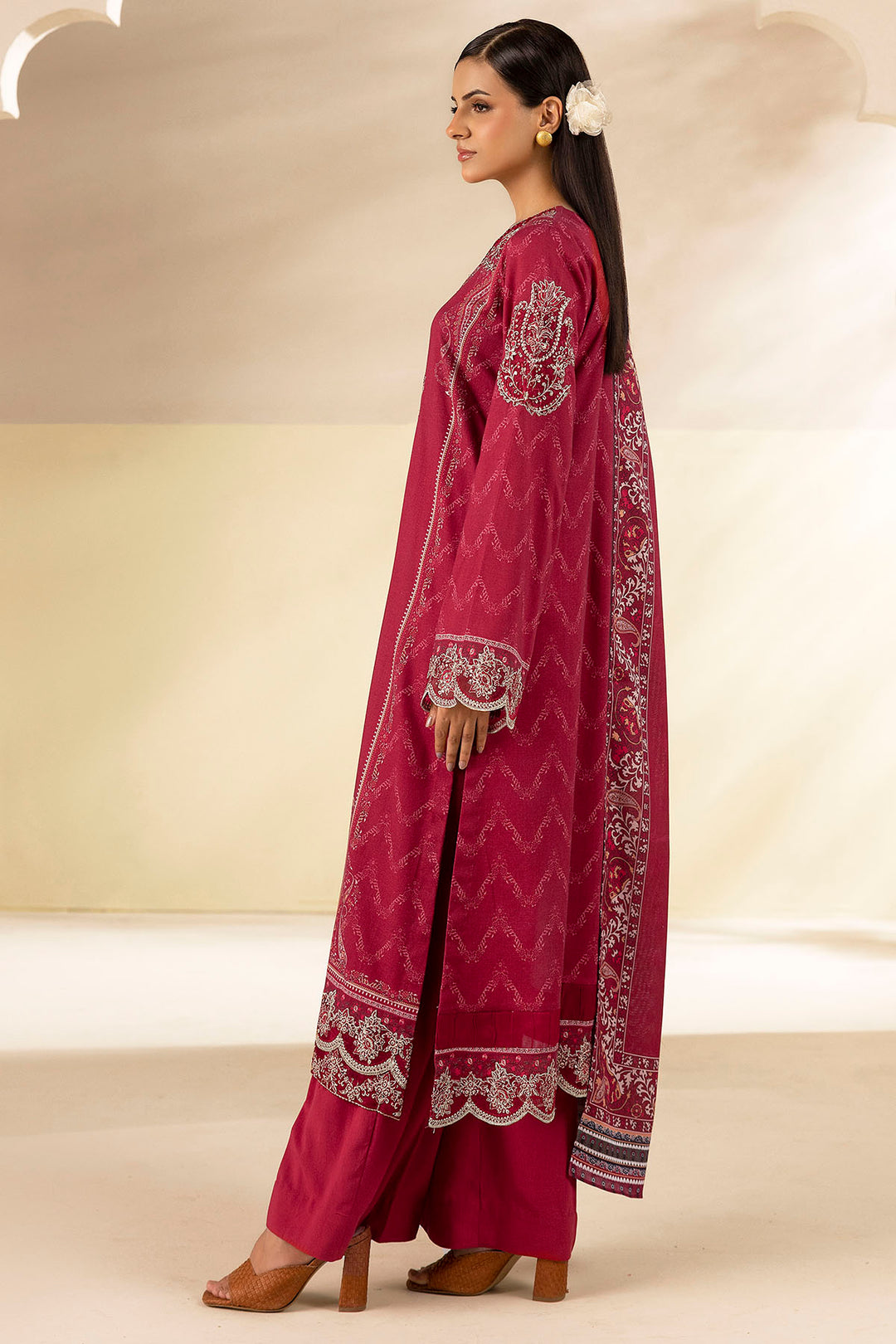 5708-MEHZA DIGITAL PRINTED LINEN UNSTITCHED