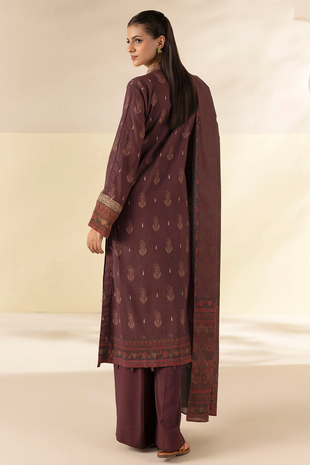 5709-MIDHA DIGITAL PRINTED LINEN UNSTITCHED