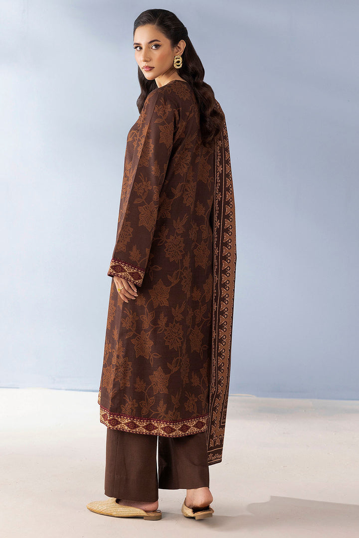 5722-DELSA DIGITAL PRINTED KHADDAR STITCHED