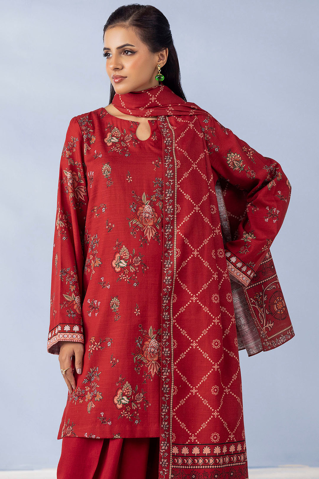 5723-HELMA DIGITAL PRINTED KHADDAR UNSTITCHED