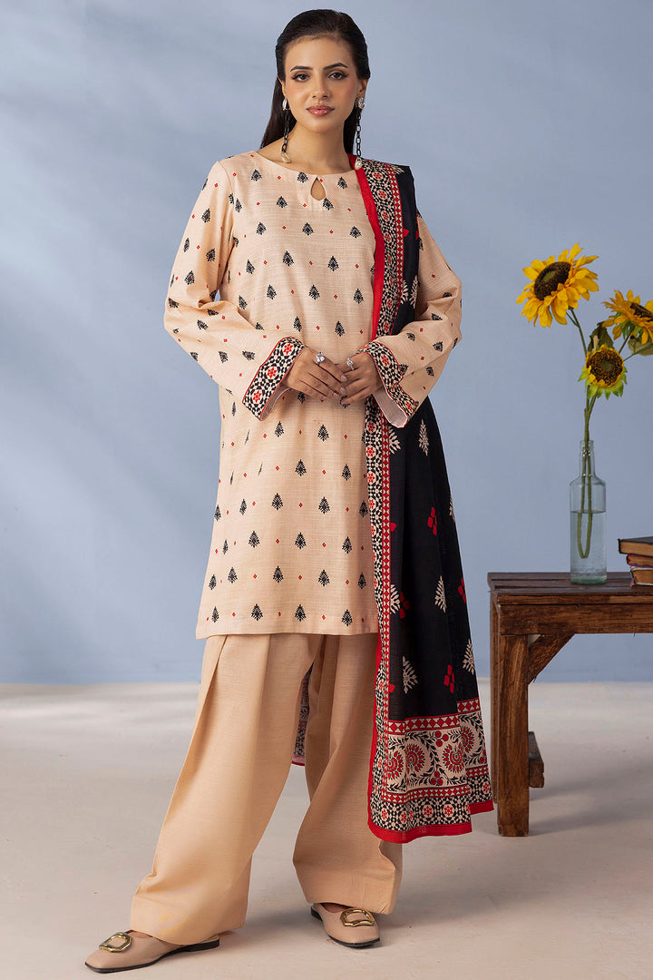 5724-INARA DIGITAL PRINTED KHADDAR STITCHED