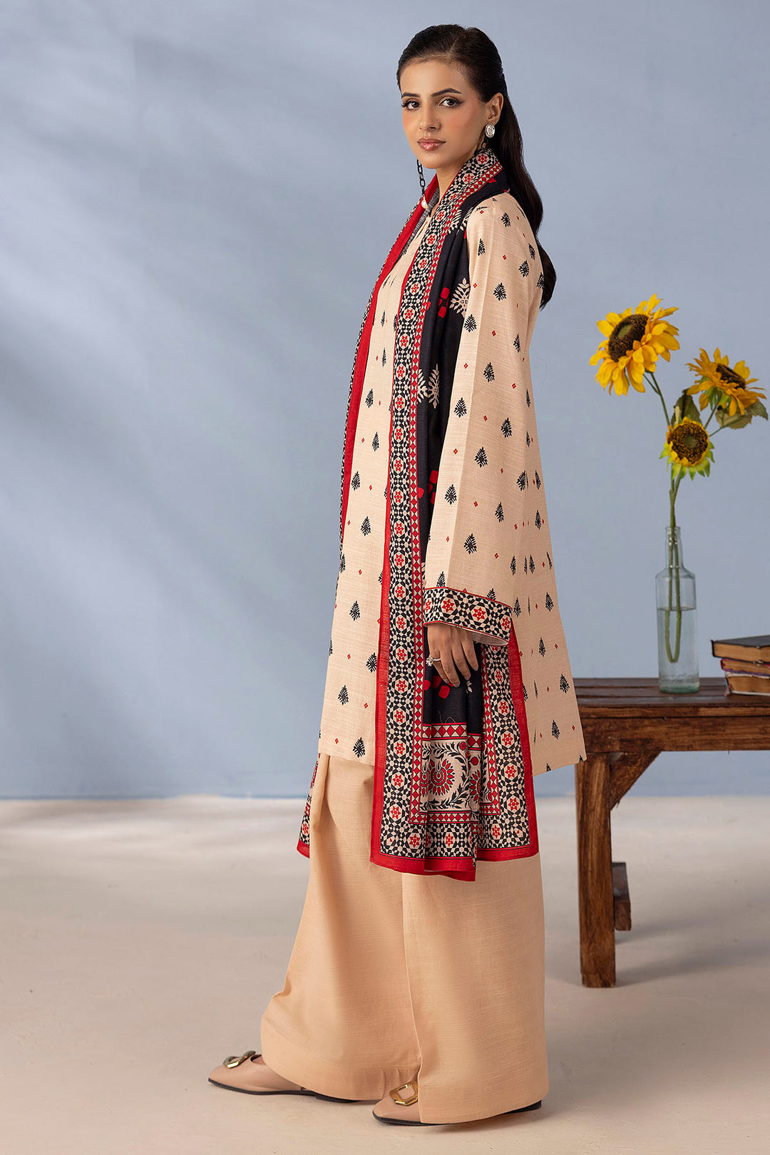 5724-INARA DIGITAL PRINTED KHADDAR STITCHED