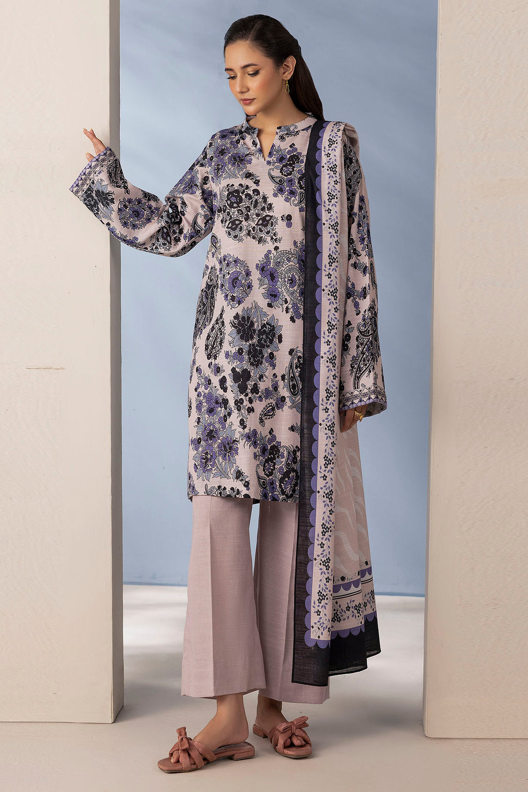 5727-RAHI DIGITAL PRINTED KHADDAR UNSTITCHED