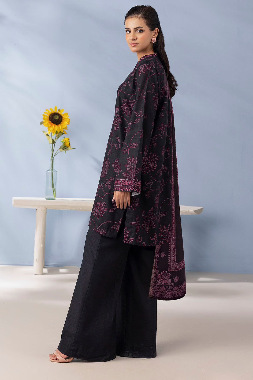 5728-HELENE DIGITAL PRINTED KHADDAR STITCHED