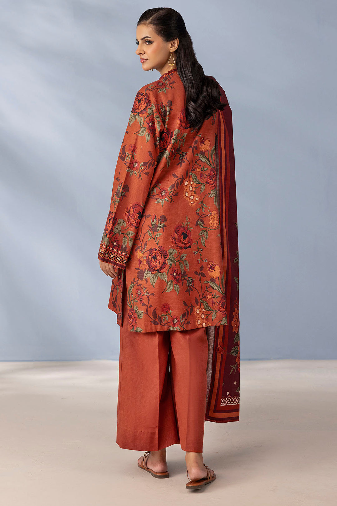 5729-ZIMAL DIGITAL PRINTED KHADDAR STITCHED