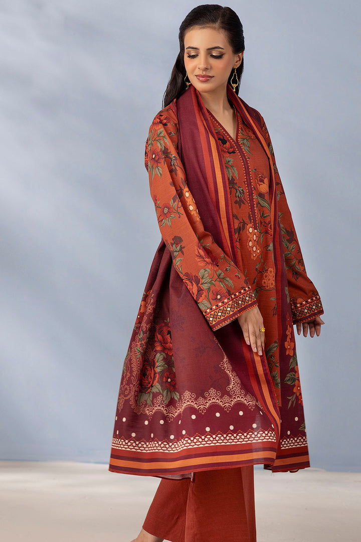 5729-ZIMAL DIGITAL PRINTED KHADDAR STITCHED