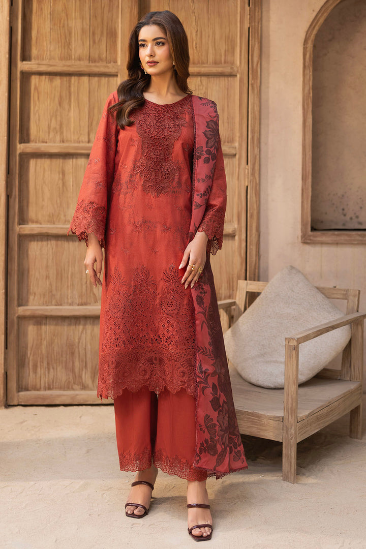 5730-AURA EMBROIDERED LAWN STITCHED