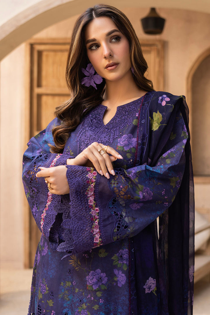5736-MAJESTY EMBROIDERED LAWN UNSTITCHED