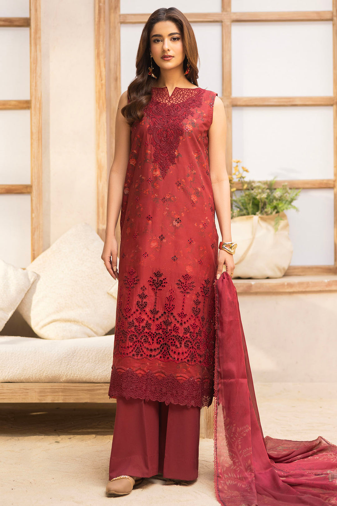5739-CELESTA EMBROIDERED LAWN UNSTITCHED