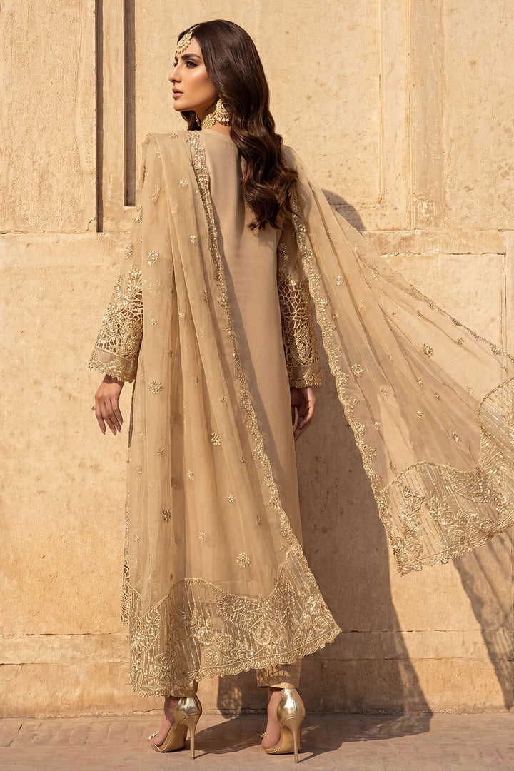 5741-ELARA EMBROIDERED ORGANZA STITCHED