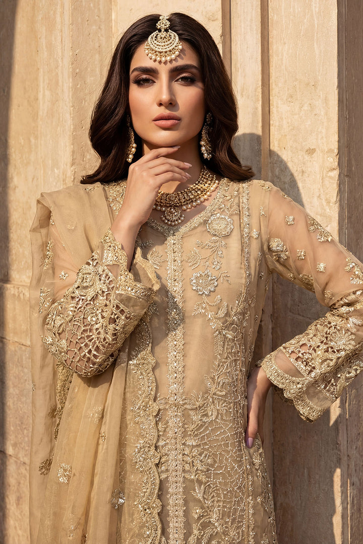 5741-ELARA EMBROIDERED ORGANZA STITCHED