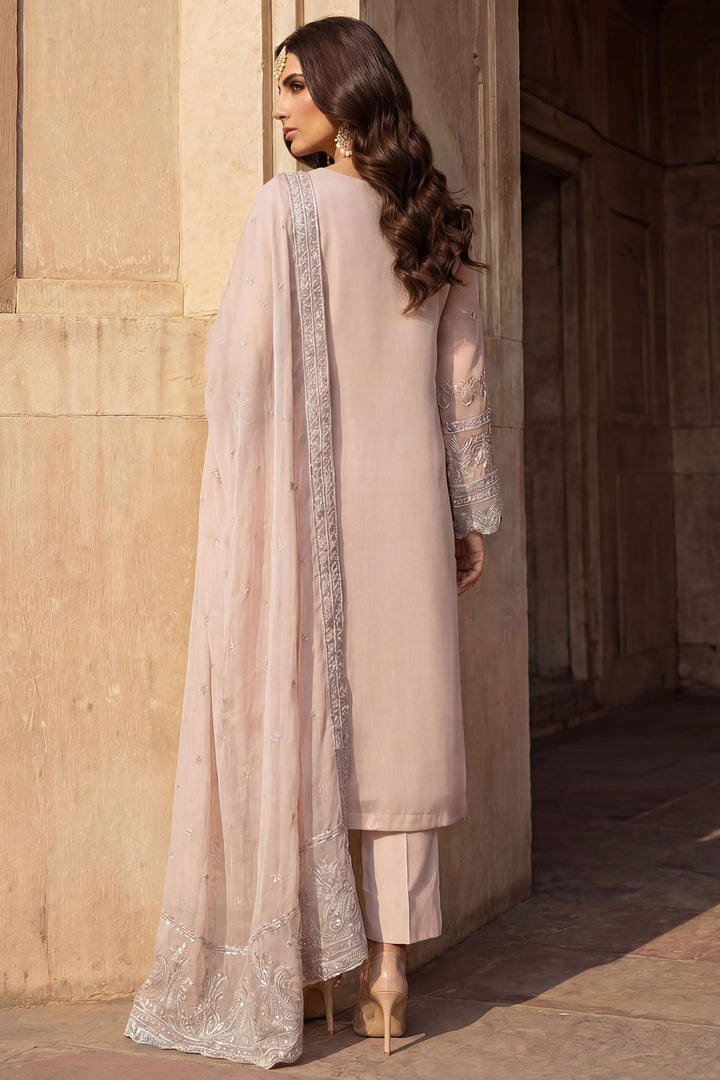 5743-MEHER EMBROIDERED ORGANZA STITCHED