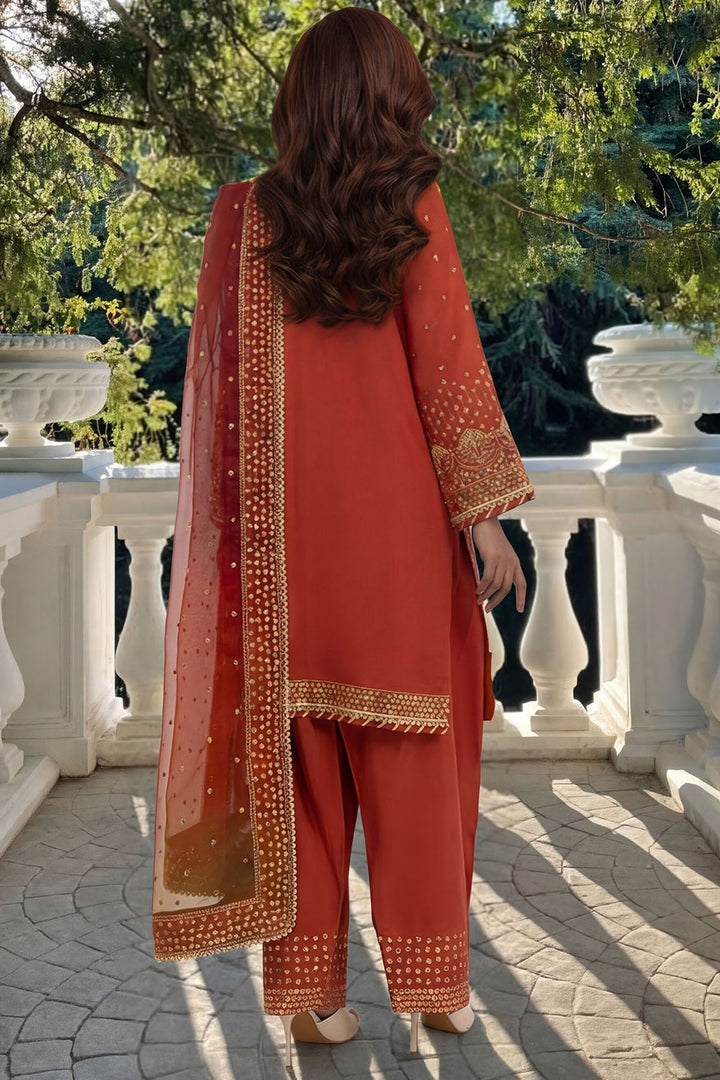 5751-HARPER EMBROIDERED SILK STITCHED
