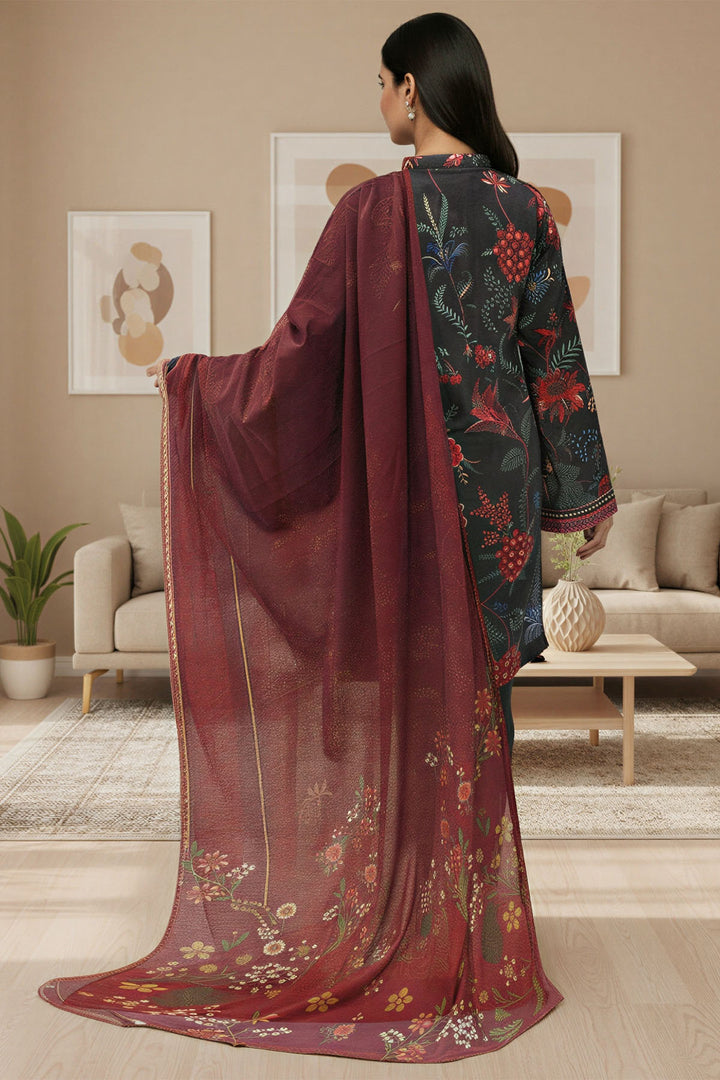 5760-ANOOR DIGITAL PRINTED KHADDAR STITCHED