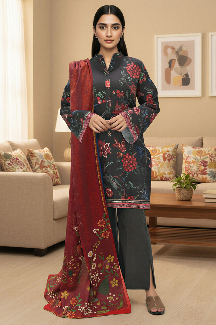 5760-ANOOR DIGITAL PRINTED KHADDAR STITCHED