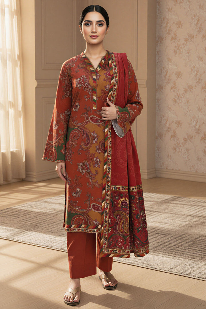 5761-RAHAB DIGITAL PRINTED KHADDAR UNSTITCHED